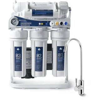 Osmofresh Osmoseanlage Proline X3 | 750 GPD | Premium Osmosehahn GRATIS