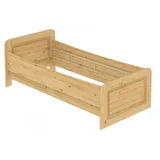 Erst-Holz Seniorenbett extra hoch 120x200 Einzelbett Holzbett Gästebett Massivholz Kiefer Bett 60.42-12 oR