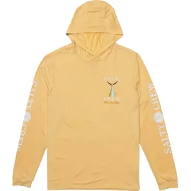 Salty Crew Sunshirt Hoodie Light Orange M