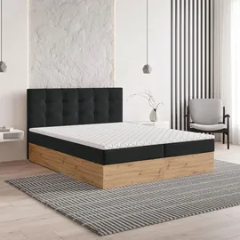masseno MOLVEN 160 x 200 cm Schwarz
