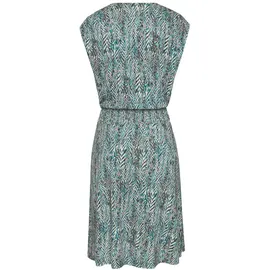 VIVANCE Sommerkleid Bedruckt Türkis/Rosé 34