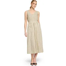 Zero Kleid Casual Streifen Cream/Brown 40