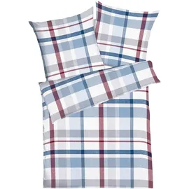 Traumschlaf Madras Karo Blau 155 x 220 cm + 80 x 80 cm