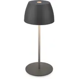 B.K.Licht - Tischlampe - 2,5W, 150Lm, Akku LED dimmbar, Touch grau