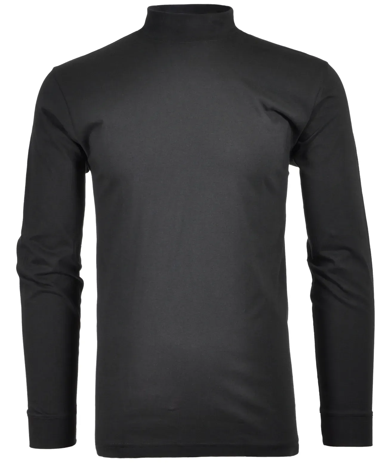 RAGMAN Stehkragenshirt RAGMAN Schwarz XXL