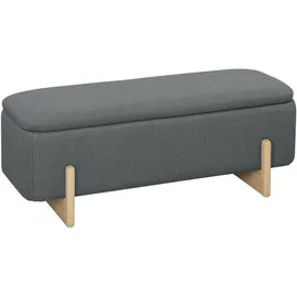 Homcom Sitzbank Dunkelgrau 111 x 44 x 44,5 cm