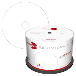PRIMEON DVD-R bedruckbar 50er Spindel