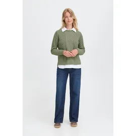 Oxmo Strickpullover Grün XL