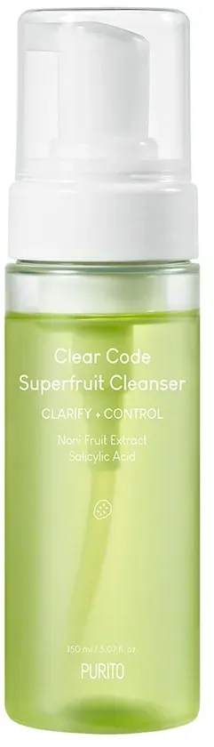 PURITO Clear Code Superfruit Cleanser Reinigungsschaum 150 ml