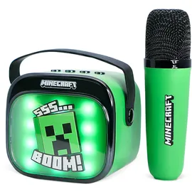 OTL Technologies Minecraft PopSing LED Set Karaoke-System
