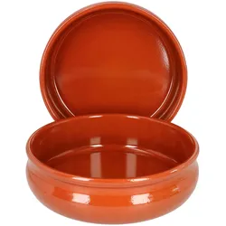 2er Set Cazuela Tonschale Berlin bauchig 24cm - 99513