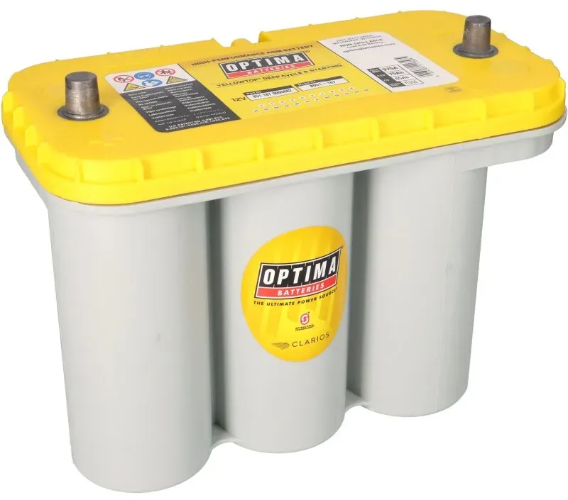 Optima Yellow Top YT S - 5,5 12V 75Ah, AGM Zyklenfest, SpiralcellTech