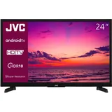 JVC Fernseher 24 Zoll Android Smart TV HD-Ready Fernseher, HDR TV mit Triple-Tuner, LED TV LT-24VAH3455