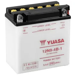 YUASA 12N9-4B-1 Batterie ohne Säurepack, Größe 135 mm