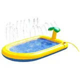 beeztees Hundepool Palmy Gelb/Blau 163 x 100 x 47 cm