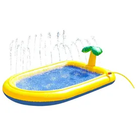 beeztees Hundepool Palmy Gelb/Blau 163 x 100 x 47 cm