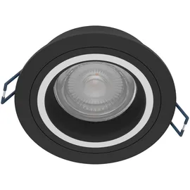 EGLO LED-Spot Carosso-Z RGB/CCT Ø 9,3 cm Schwarz - Weiß