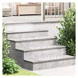 vidaXL Treppe Tritt Rechtwinklig 60 x 30 cm Aluminium
