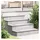 vidaXL Treppe Tritt Rechtwinklig 60 x 30 cm Aluminium