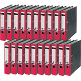 Leitz Wolkenmarmor-Ordner DIN A4 52 mm Rot 20 St.
