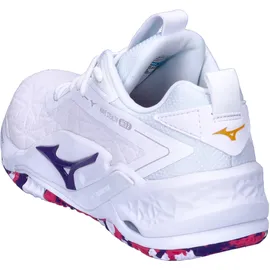 Mizuno Damen Hallenschuhe Wave Stealth Neo 2 42.5 Violett, Mehrfarbig, Weiss, Rosa