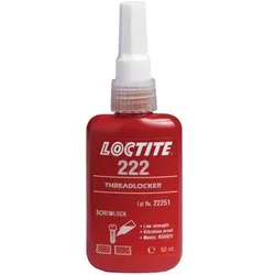 222 Schraubensicherung anaerob, niedrigfest, violett, 50ml Flasche - violett