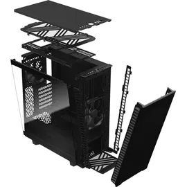 Fractal Design Define 7 Compact Black TG Light Tint, Glasfenster, schallgedämmt (FD-C-DEF7C-03)