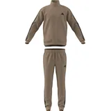 Adidas Sportswear Basic 3 Stripes Tricot Trainingsanzug - warm sandstone, XL