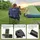HOMECALL Campingstuhl Übergroßer Klappstuhl Blau