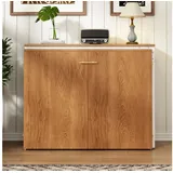 Odikalo Schrankbett Klappbett mit Schreibtisch und Matratze (Klappbett mit drehbarem Schreibtisch und Matratze, platzsparendes Schrankbett mit Rollen, ideal für kleine Räume, Gästezimmer und Homeoffice)
