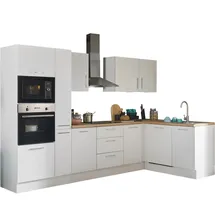 BASIC by Balculina Winkelküche L-Form Turin 310 cm weiß