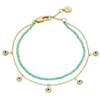 Fossil Sutton Damen Gold-Ton Messing Armband, JA7284710