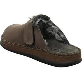 ROHDE Herren Pantoffel Hausschuh Leder Warmfutter Alassio 6790, Größe:47 EU, Farbe:Braun