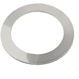 Honseadek Dekorative Blende aus Edelstahl, für Heizung, Gas, Stahl, Chrom, einfache Montage, Wandmontage, Format, beschichtete Rosettenabdeckung für Rohr, Wasser, Dusche, Boiler, Abgasspalt (120 mm)