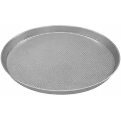 SCHNEIDER Pizzablech gelocht, Aluminium, rund, Gelochtes Backblech für eine bessere Luftzirkulation beim Backen, 1 Blech, Ø 52 cm