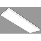 Briloner Leuchten - Deckenlampe LED, LED Panel Ultra Flach, Backlighteffekt, neutralweißes Licht, 3.000 Lumen, Weiß, 580x200x30mm