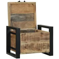 VidaXL Truhen 40x30x30cm Massivholz Mango und Metall