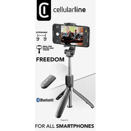 Cellular Line Cellularline Selfie Stick Freedom Schwarz