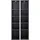 CARO-Möbel CD-Regal 20 x 17 x 186 cm Grau