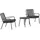 venture home Mykonos Loungeset schwarz