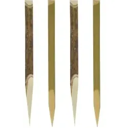Papstar Nature Fingerfood-Spieße 16768 , 1 Packung = 200 Stück, Länge: 11 cm