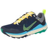 Nike "WILDHORSE 8 TRAIL" Gr. 45,5, bunt (obsidian, volt, cool, grey, baltic, blue) Schuhe Herren