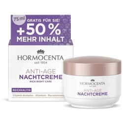 Hormocenta Kosmetik GmbH Körpercreme 6x Hormocenta 75ml Anti Age Nachtcreme Pflege Lotion Gesicht Haut Bals