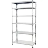simonclick Metallregal 2500 x 1000 x 500 cm Silber