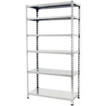 simonclick Metallregal 2500 x 1000 x 500 cm Silber