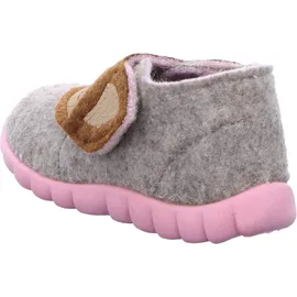 Fischer Markenschuh Klett-Hausstiefel Rosa 24