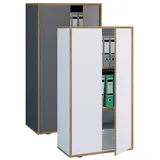 VCM Holz Büroschrank Aktenschrank Salia 3fach Breite 60 cm Drehtüren