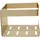 Schöner Wohnen Duschablage Meleto, Gold, Metall, eckig, 25x8x11.5 cm, Badaccessoires, Duschzubehör, Duschregal
