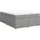 vidaXL Boxspringbett mit Matratze Hellgrau 140x200 cm Stoff