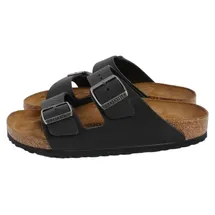 Birkenstock Arizona Nubukleder geölt schmal schwarz 40